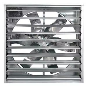 Desodorización de granjas porcinas Ventilador galvanizado de presión negativa