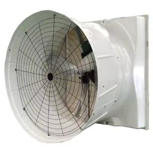 Ventilador industrial de extracción con cono de fibra de vidrio