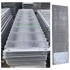 Placa triangular de acero para la fuga de estiércol
